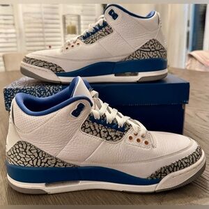 Air Jordan 3 Retro White Blue Copper CT8532-148 Men’s Size 9.5 OG Box